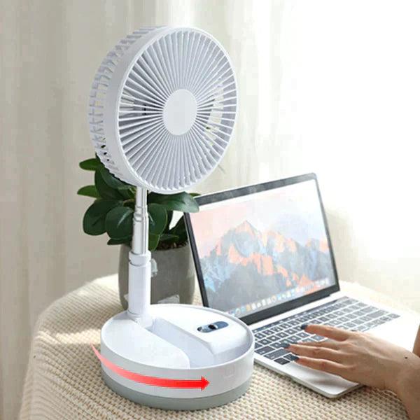 Ventilador Portátil Silencioso Inteligente Com Controle Remoto - Casa e Magia