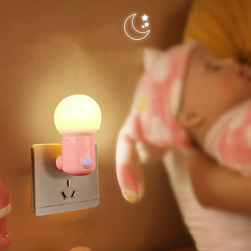 Luz Noturna Infantil para Dormir em LED - Casa e Magia